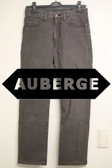 [새상품급] AUBERGE PHIL MENPU 워시 블랙 38