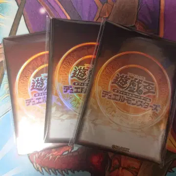 유희왕의 날 슬리브 주황 오렌지 20장입 3세트 미개봉