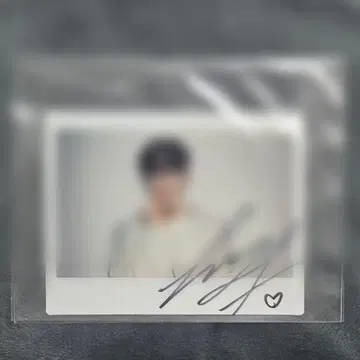 WEi 요한 U-NEXT 당첨자 친필 사인 폴라로이드