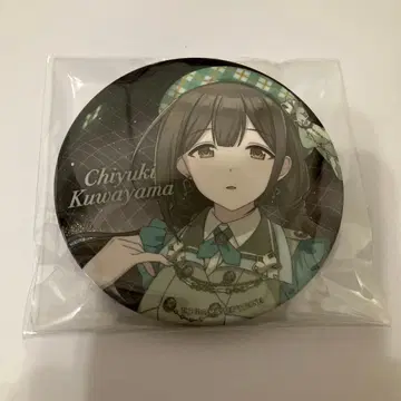 쿠와야마 치유키 나선형 개최 기념 글리터 캔뱃지 7th 엔 샤이니 컬러즈