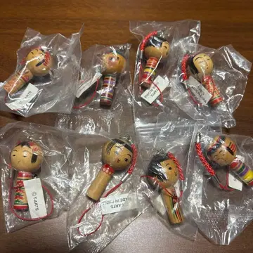코케시 족자 스트랩 가챠가챠 타카라 미사용