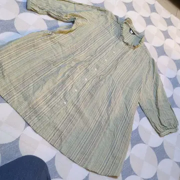 카스리진, 핀턱 칠부 소매 튜닉 LL~3L