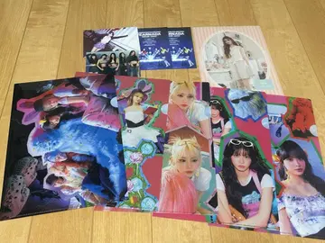 르세라핌 클리어 파일 엽서