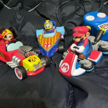 미키 도날드 로드 레이서즈 마리오 리모컨 카 3세트