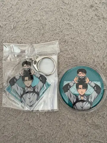 진격의 거인 리바이 다코 시리즈 키링 캔뱃지