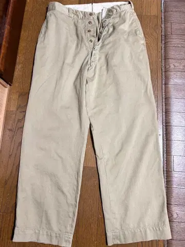 50s US ARMY M45 KHAKI 치노 팬츠 빈티지 M6247