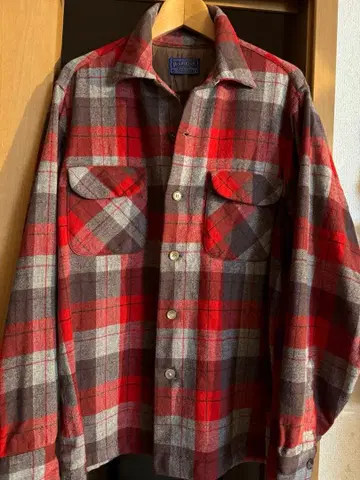 펜들턴 보드 셔츠 50S 60S 고배색 체크 빈티지