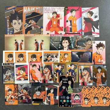 하이큐 니시노야 유우 엽서 브로마이드 카드 파샤코레 외 묶음 판매