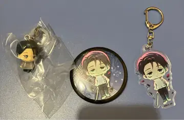 주술회전 옷코츠 유타 메지루시 액세서리 카미오 재팬 캔뱃지 키링