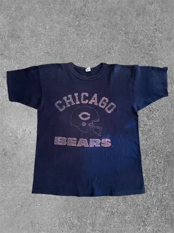 80S USA제 챔피온 트리코 태그 풋볼 T셔츠 소매 싱글