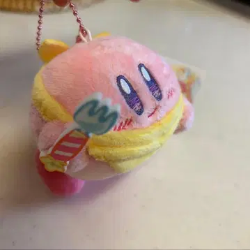 별의 커비 해피 모닝 봉제 인형 스트랩