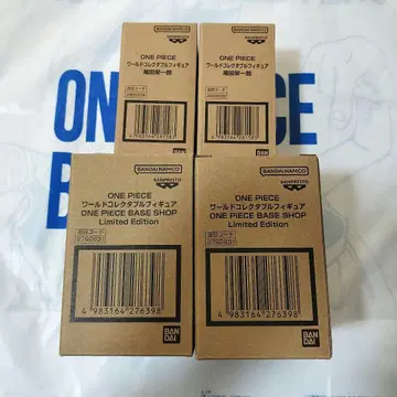 [ 4점 ] 원피스 베이스샵 한정판 월드 컬렉션 루피 오다 에이치로