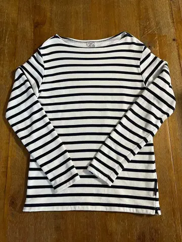 LOOPWHEELER 스트라이프 보더 맨투맨 S 사이즈