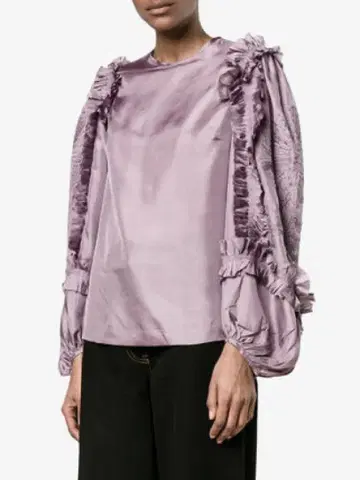 드리스 반 노튼 실크 셔츠 블라우스