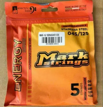 Markbass 일렉 베이스 줄 ENERGY45-125 5현 1세트