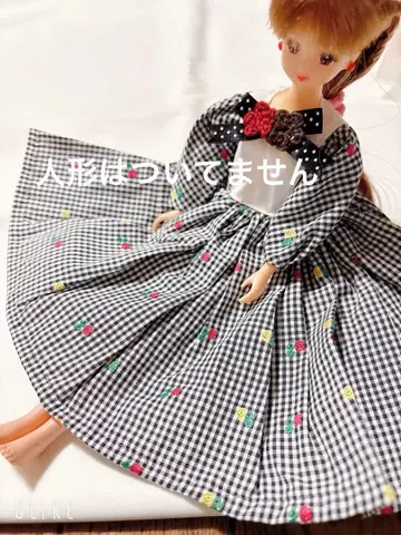 인형 의류 제니 옷 갈아입기 의류 플레어 스커트 핸드메이드