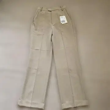 [프레임워크] 더블 크로스 센터 프레스 팬츠 36 베이지