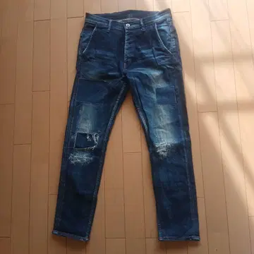 Mr.Olive 데미지 가공 스키니 데님 S 사이즈