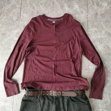 아카이브 헨리 롱 슬리브 와인 그런지 2