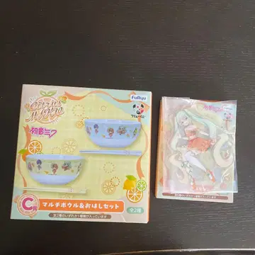 하츠네 미쿠 후류 복권 멀티 보울 & 아크릴 스탠드 세트