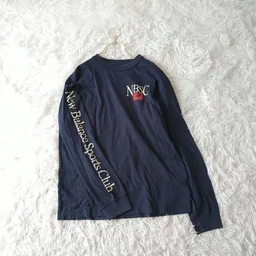 New Balance 뉴발란스 긴팔 티셔츠 롱T S 네이비