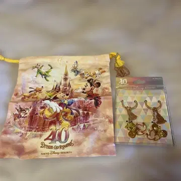 도쿄 디즈니 리조트 40주년 기념 키링 세트