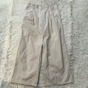 컨디션 최상 프레임워크 최근 모델 와이드 팬츠 코튼 100% 워셔블