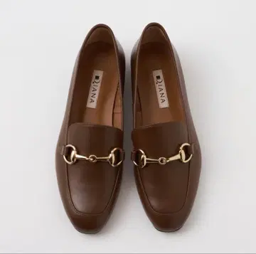 [새상품급] DIANA 비트 로퍼 22.5cm 다크 브라운 일본제