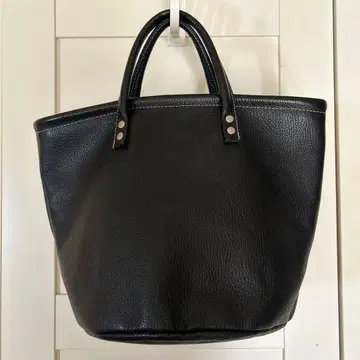 블랙 버킷 토트백