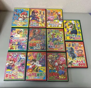 TV 게임 매거진 DVD 11장 세트 사나피 게임 실황 부록