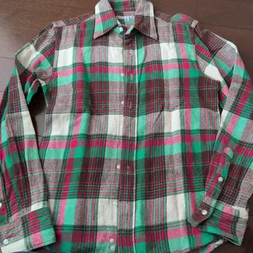 새상품급 MIL-SPEC 체크 무늬 긴팔 셔츠 M