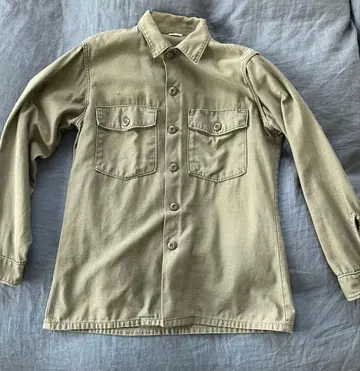 미군 70's 유틸리티 셔츠 OG-107 72년도 회계