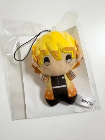 아가츠마 젠이츠 유라후와 미니미니 봉제 인형 귀멸의 칼날 무한성 편