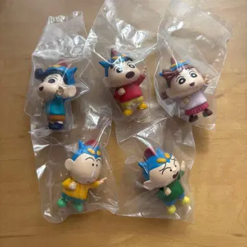 [ 새상품 ] 크레용 신짱 모두 커플! 마스코트 레어 없는 5개 세트
