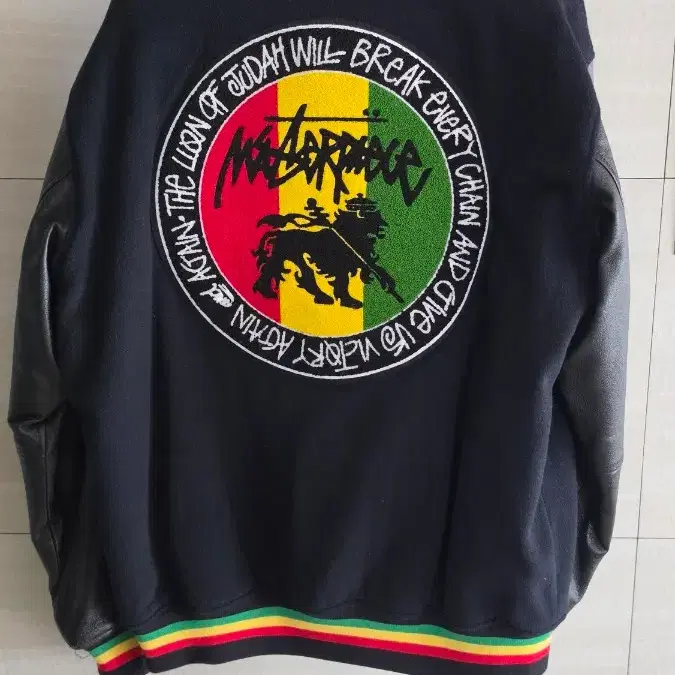 Stussy Wales Bonner Leather Varsity Jacket XL New on Bunjang