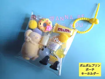 가챠 파우치 폼폼푸딩 카페 미니어처 마스코트