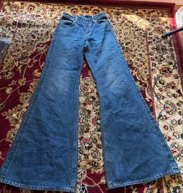 00s 아카이브 플레어 데님 벨보텀 y2k 갸루