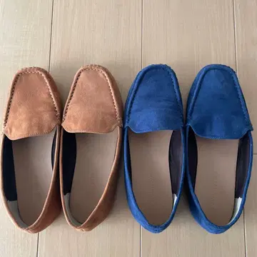 GLOBAL WORK 스웨이드 로퍼 2색 세트 M 사이즈