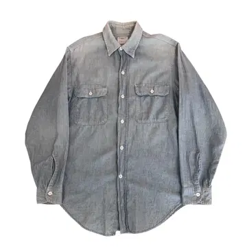 60s 70s 빈티지 빅맥 코튼 샴브레이 셔츠