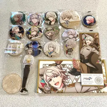 아이나나 나츠메 미나미 캔뱃지 아크릴 스탠드 굿즈 묶음 판매