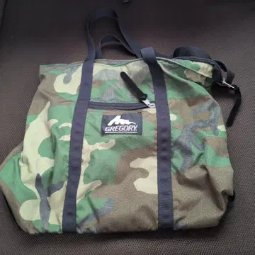 GREGORY 카모플라쥬 토트백