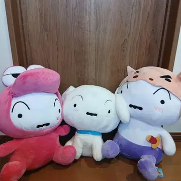 짱구는 못말려(크레용 신짱) 흰둥이 봉제 인형 묶음 판매