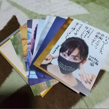 사이토 유키 포토 카드 35th anniversary 엽서