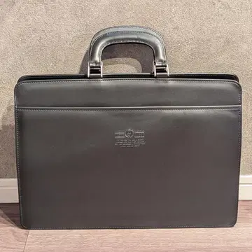 마스터피스 브리프 케이스 블랙 비즈니스 백 가죽 가방
