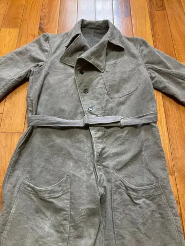 이탈리아군 몰스킨 커버올 구제 의류