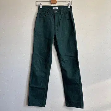 UNIQLO U 유니클로 유 레귤러 핏 스트레이트 하이 라이즈 진즈