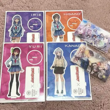헤븐 번즈 레드 Angel Beats! 아크릴 스탠드 세트