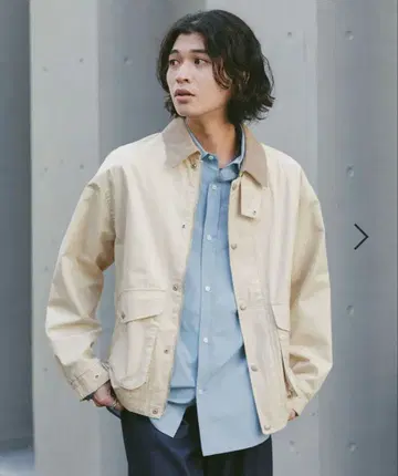 RAGEBLUE 옷깃 코듀로이 헌팅 자켓