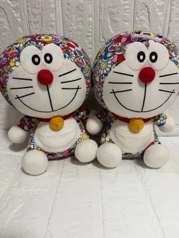 무라카미 다카시 도라에몽 봉제 인형 유니클로 2체 세트