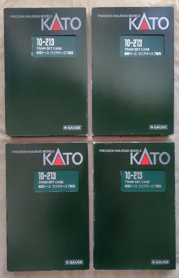 KATO 10-213 차량 케이스 클리어 케이스 7량용 x 4개